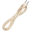 Satco Satco 90-2628 10 Ft. Cord Set, 18/2 SPT-1, Ivory 90/2628